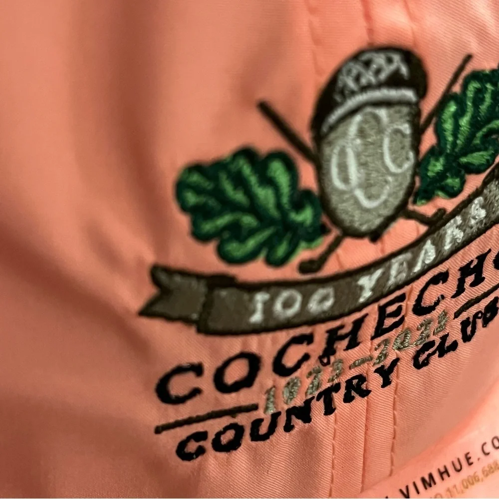 NWT Vimhue Cochecho County Club 100 Years Baseball Cap with Adjustable Strap